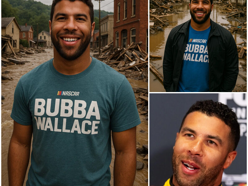 "Bubba Wallace Criticized for 'Too Late' Charity Visit After Texas Floods — Was It Help or a Self-Promotional Photo Opportunity? Fans Outraged Again, Demand Community Sign Papers to Kick Him Out of the US