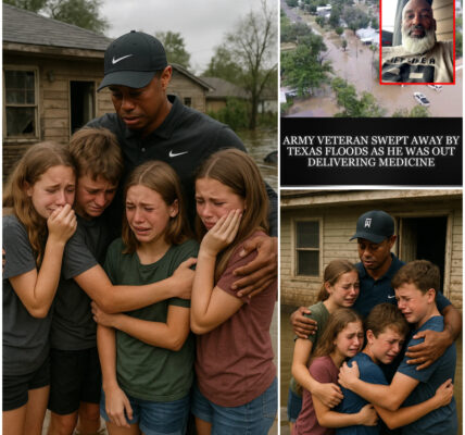 MORE THAN A LEGEND : "Tiger Woods Supports Family of 30-Year Veteran Swept Away by Floodwaters While Delivering Medicine – A Nation-Wide Act of Kindness"