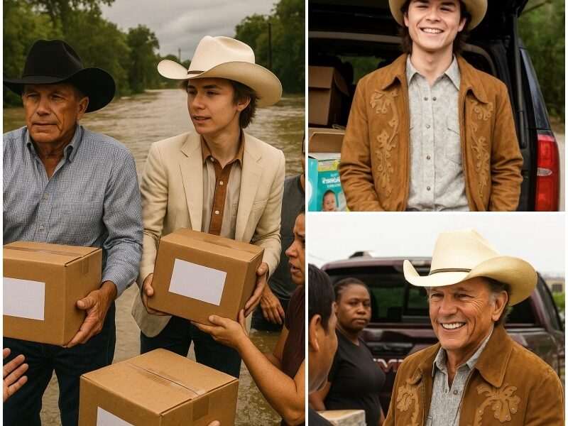 When the Legends Came Home: How John Foster and George Strait Brought Hope Back to Flooded Texas