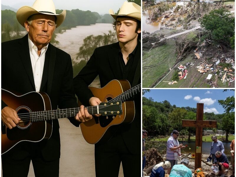 A Light They Never Claimed: The Silent Kindness of John Foster and George Strait After the Texas Tragedy