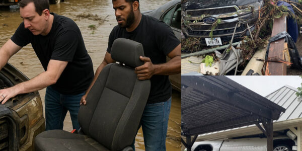 Bubba Wallace Officially Arrives in Texas to Provide Humanitarian Aid — Teams Up with Kyle Busch to Help Repair Flood-Damaged Vehicles