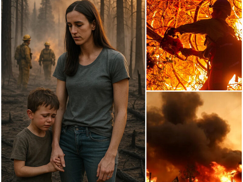 BREAKING NEWS: A WARM HAND IN THE MIDST OF FIRE: Caitlin Clark Adopts a Boy Orphaned in the Grand Canyon Fire