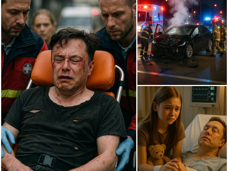 BREAKING: Elon Musk in Critical Condition After Shocking Car Accident – Daughter Also Involved.