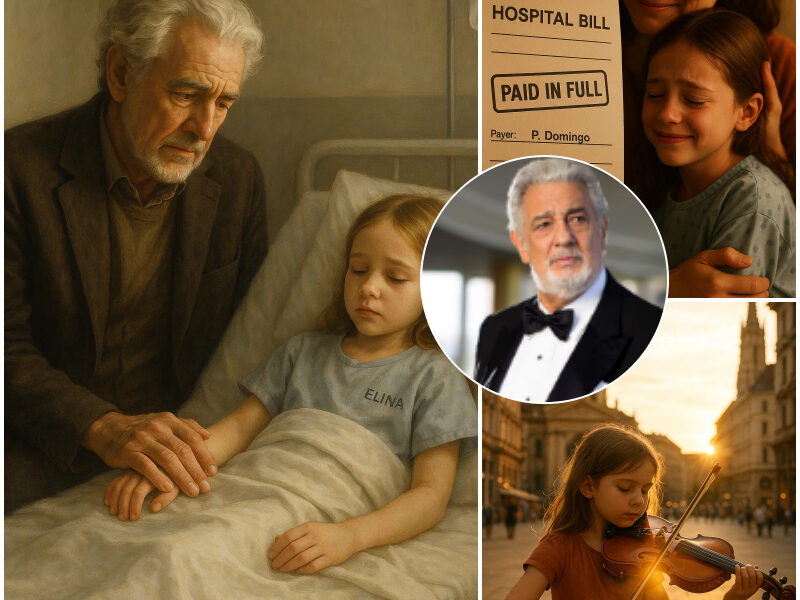 INSPIRING: Plácido Domingo Secretly Funds Life-Saving Surgery for Young Violinist After Chance Encounter in Vienna
