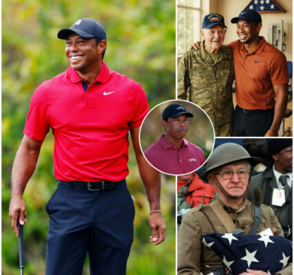 He didn't say anything. But what Tiger Woods did for veterans shook the whole country.
