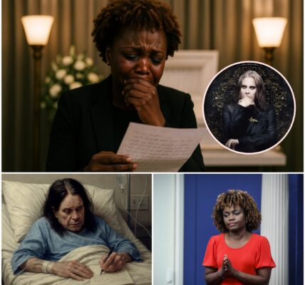 Ozzy Osbourne’s Final Wish: A Letter to Karine Jean-Pierre Leaves America Sobbing and Demanding Change
