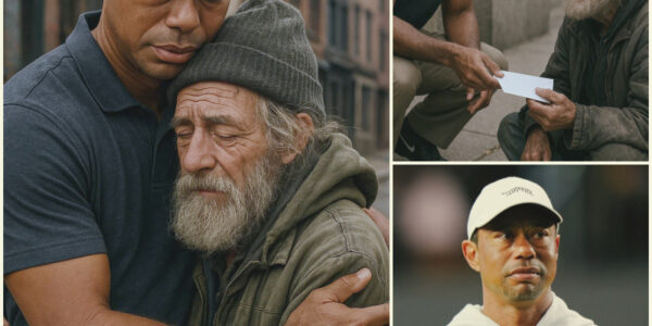 Tiger Woods’ Quiet Act of Compassion: Helping a Homeless Elderly Man in America’s Forgotten Streets