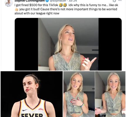 Caitlin Clark Defends Teammate Sophie Cunningham After TikTok Ref Controversy