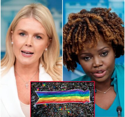 UNBELIEVABLE TENSION: Karoline Leavitt and Karine Jean-Pierre's Face-Off Escalates into a Personal Battle — The Room ERUPTS as Leavitt Lands the FINAL BLOW!