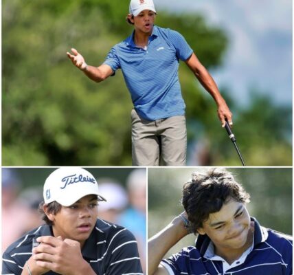 Social media is worried about Tiger Woods' son Charlie after his latest performance. Fans are calling for him to retire early because...