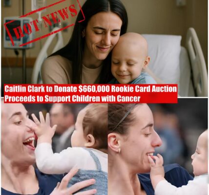 Caitlin Clark to Donate $660,000 Rookie Card Auction Proceeds to Support Children with Cancer