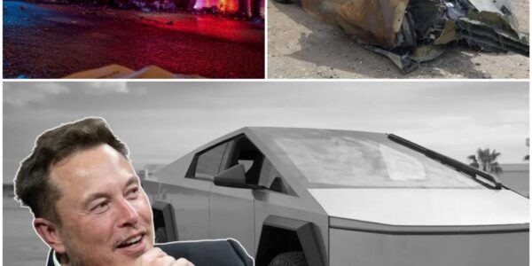 Silence in the Smoke: Cybertruck Erupts in Flames After Crash in Baytown — and Elon Musk Says Nothing