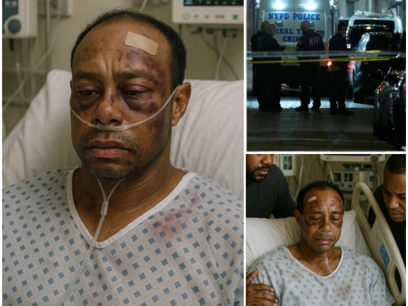 BREAKING: Tiger Woods Viciously Attacked During Terrifying Home Invasion — Golf Legend Left Seriously Injured as Authorities Scramble to Uncover the Attacker’s Motive