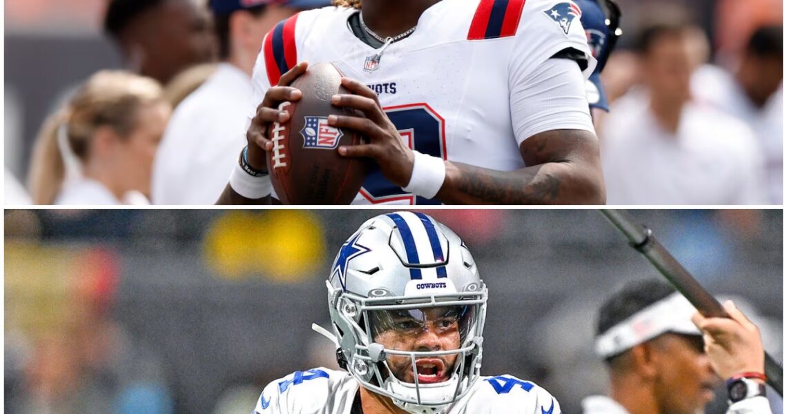 Joe Milton throws more shade at the Patriots while applauding Dak Prescott and the Cowboys.