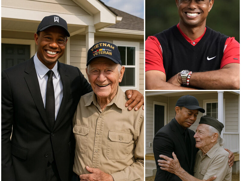 SHOCKING: Golf Legend Tiger Woods Secretly Saves Homeless Veteran’s Life With Unexpected Act of Kindness