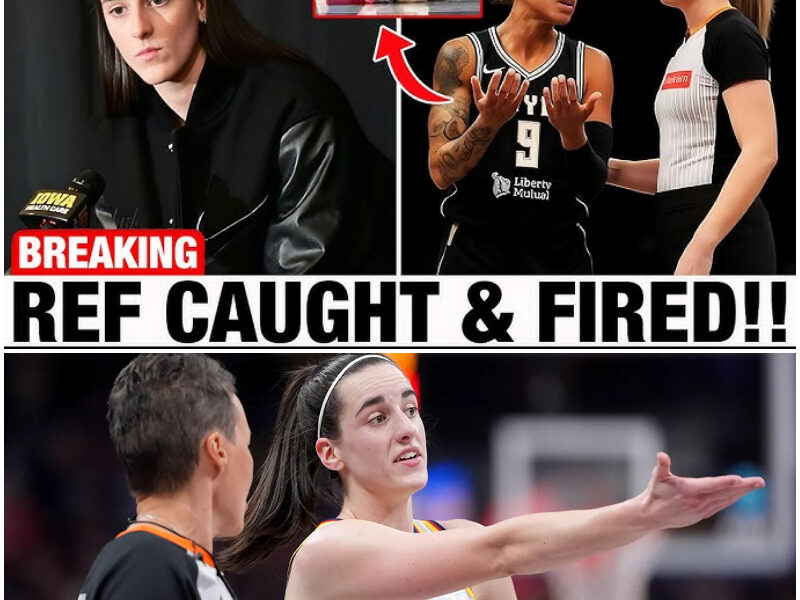BREAKING: 3 WNBA Referees FIRED and FINED $1.5 MILLION in Game-Fixing SCANDAL — New Footage Shows Caitlin Clark Was Left to Be Injured!