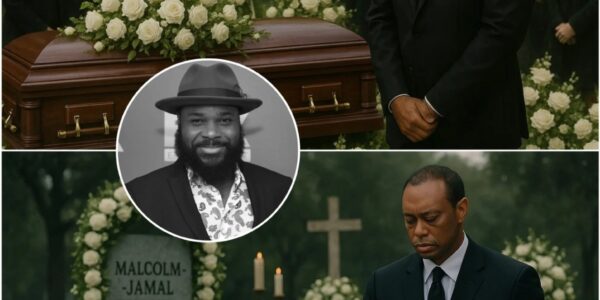 One Swing, Two Legends, and a Final Goodbye: Tiger Woods Makes a Surprise Appearance at Malcolm-Jamal Warner’s Funeral — And What He Offered Left Everyone in Tears