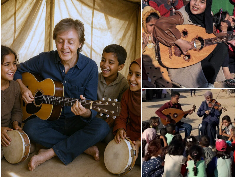 SHOCKINGLY BEAUTIFUL: Paul McCartney Secretly Funds Music Therapy Program for Gaza’s War-Traumatized Children — What He Did Next Brought Even the Doctors to Tears