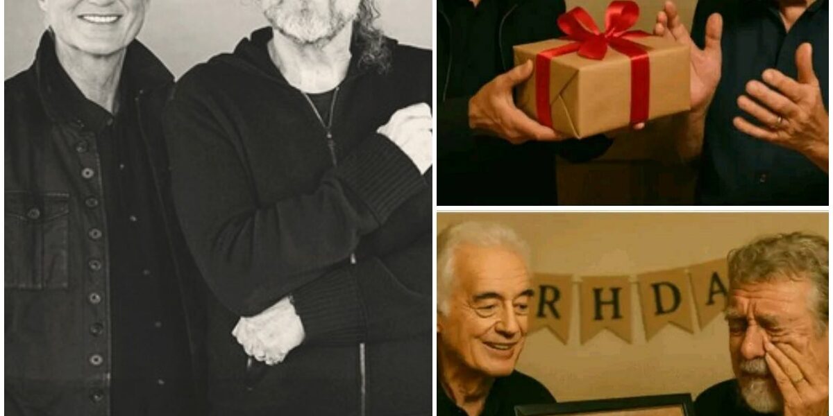 Jimmy Page’s Emotional Tribute to Robert Plant Becomes a Viral Moment — A Hand-Drawn Portrait That Captures the Spirit, Scars, and Soul of Led Zeppelin’s Golden Years