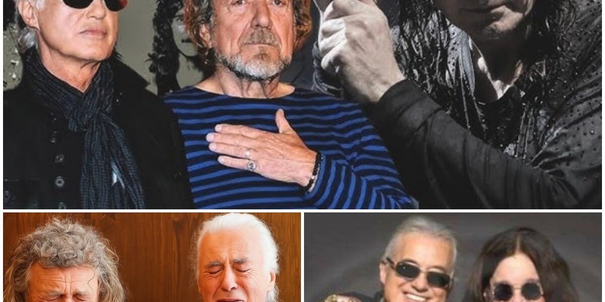 When Thunder Meets Darkness: Robert Plant and Jimmy Page Deliver a Heart-Wrenching Tribute to Ozzy Osbourne — Revisiting Lost Collaborations, Unfinished Dreams, and the Fading Echoes of Rock’s Greatest Era