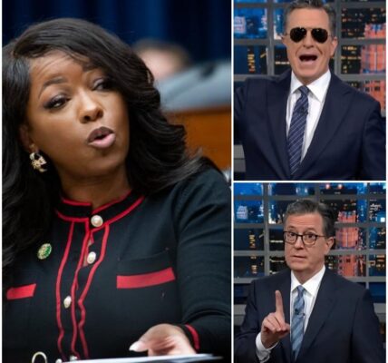 BREAKING: “You Wanted the Spotlight, Now You’ve Got a Legacy” — Jasmine Crockett Destroys Late-Night Talk Show, Studio Spirals Into Chaos Live — But Stephen Colbert’s Brutal Retaliation Leaves Her Humiliated Nationwide