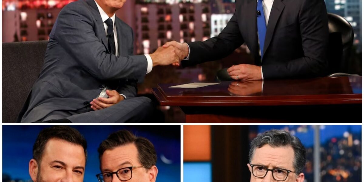 “LOVE YOU STEPHEN. F— YOU AND ALL YOUR SHELDONS, CBS.” Jimmy Kimmel blasted CBS after the network announced plans to cancel “The Late Show With Stephen Colbert.”
