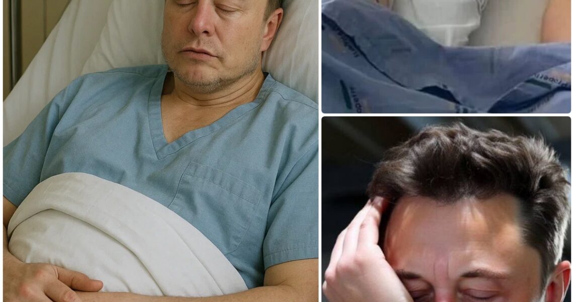LATEST NEWS: Elon Musk seriously injured his leg while visiting the factory, doctors said he may lose the ability to walk — The tech world is stunned !!!