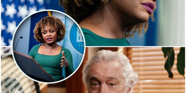 Eight Words That Shook the Studio: Robert De Niro Silences Karine Jean-Pierre on Live Television