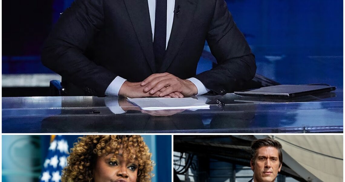 David Muir, You Can’t Face Grief” — Karine Jean-Pierre Mocked Him Brutally, But the Truth Behind His Disappearance Left the Room Speechless