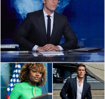 David Muir, You Can’t Face Grief” — Karine Jean-Pierre Mocked Him Brutally, But the Truth Behind His Disappearance Left the Room Speechless