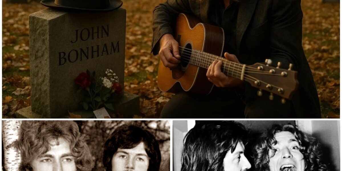 BREAKING: Robert Plant Stands Alone at John Bonham’s Grave — Singing an Unfinished Song Meant for a Brother Who Left Too Soon