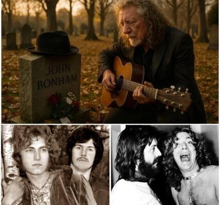BREAKING: Robert Plant Stands Alone at John Bonham’s Grave — Singing an Unfinished Song Meant for a Brother Who Left Too Soon