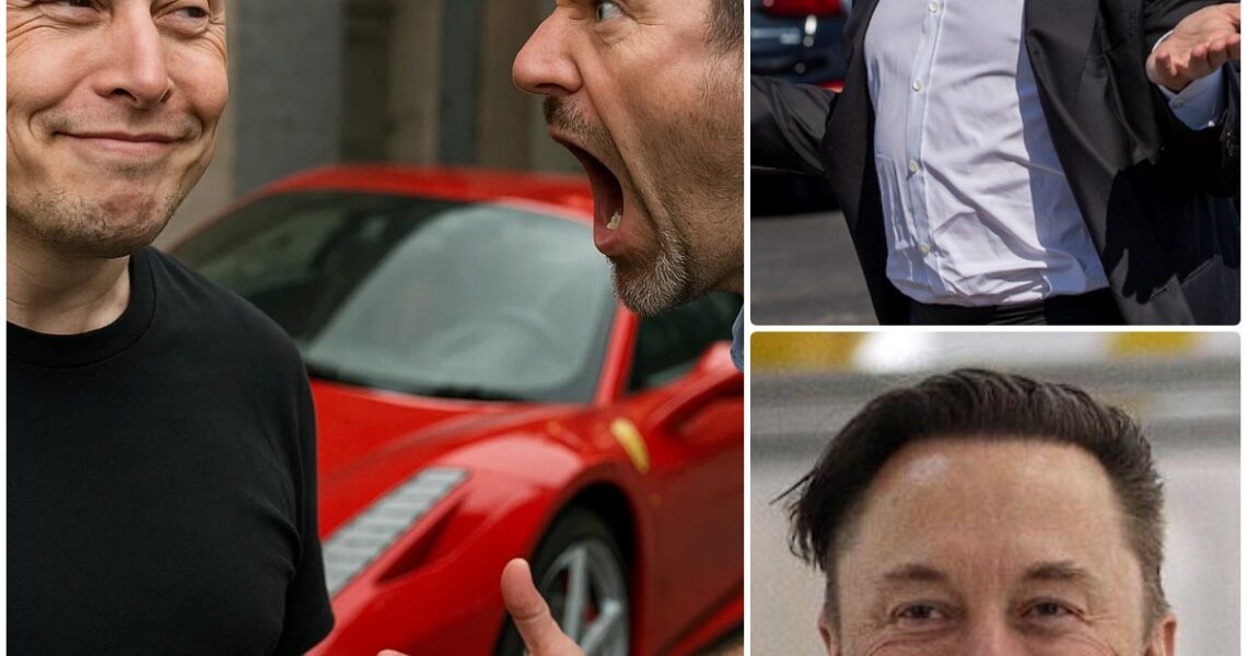 SPECIAL REPORT: BILLIONAIRE CEO YELLS AT ELON MUSK FOR TOUCHING HIS FERRARI—MINUTES LATER, MUSK FIXES THE ENGINE
