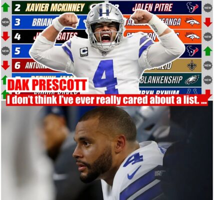 Dak Prescott Shrugs Off Top-10 QB Snub, Focuses on Bigger Goals Ahead of 2025 Season