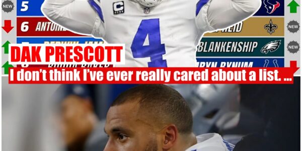 Dak Prescott Shrugs Off Top-10 QB Snub, Focuses on Bigger Goals Ahead of 2025 Season