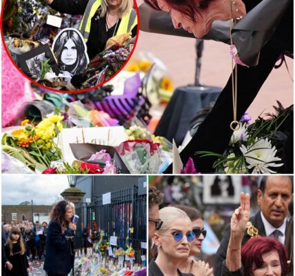 Thousands of fans and mourners have lined the streets of Birmingham today to say a final goodbye to Ozzy Osbourne, who passed away last week at the age of 76 🌹🖤