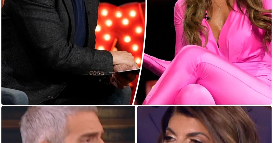 "What's going on between Andy Cohen and Giudice? Andy Cohen speaks out harshly about being smeared with drug use images, specifically naming Giudice as the person behind it?"