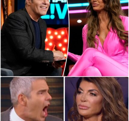 "What's going on between Andy Cohen and Giudice? Andy Cohen speaks out harshly about being smeared with drug use images, specifically naming Giudice as the person behind it?"
