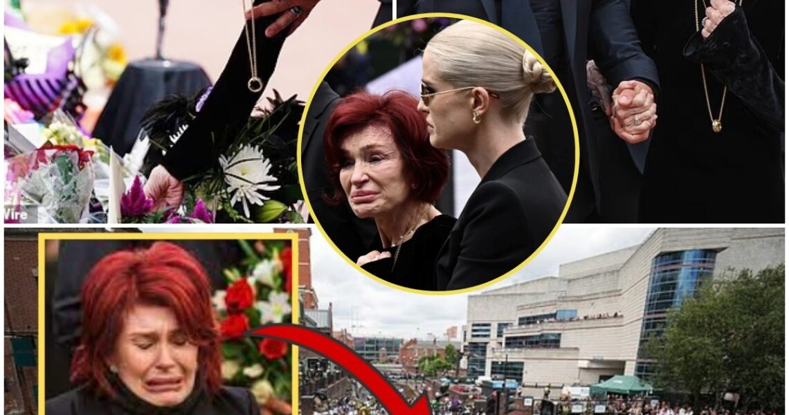 Sharon Osbourne Breaks Down in Tears as Ozzy’s Funeral Procession Moves Through Birmingham — Surrounded by Children Jack, Kelly, Aimee, Son Louis, and Thousands of Heartbroken Black Sabbath Fans
