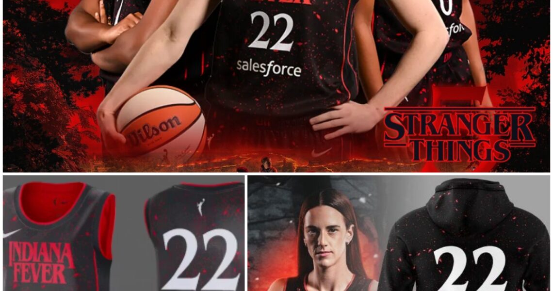 WNBA Fans Lose Their Minds Over Caitlin Clark's Indiana Fever "Stranger Things" Jerseys