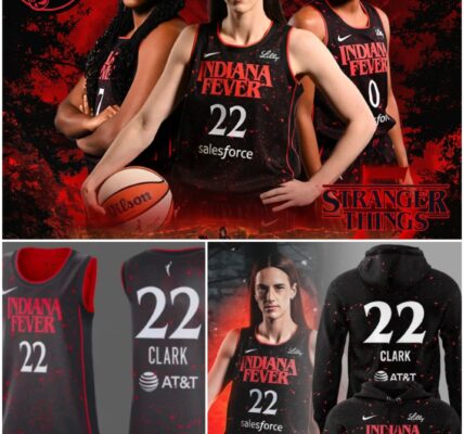 WNBA Fans Lose Their Minds Over Caitlin Clark's Indiana Fever "Stranger Things" Jerseys