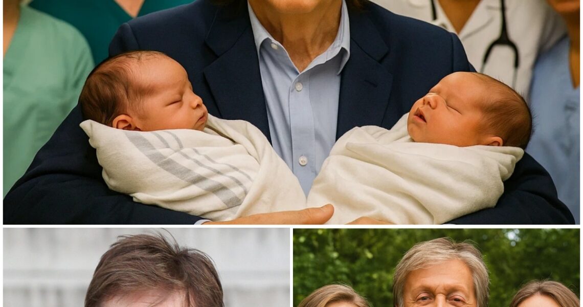 20 Years Ago, Paul McCartney Quietly Adopted Abandoned Twin Girls — What They Did at His Concert Two Decades Later Left the World Speechless!