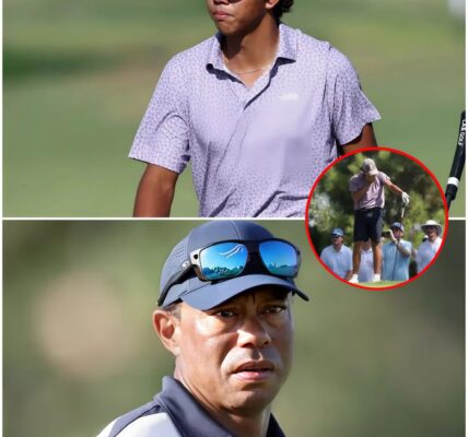 "A Father’s Pain: Tiger Helpless as Charlie Woods’ Dream Derailed in Seconds"