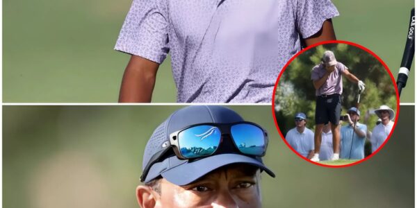"A Father’s Pain: Tiger Helpless as Charlie Woods’ Dream Derailed in Seconds"