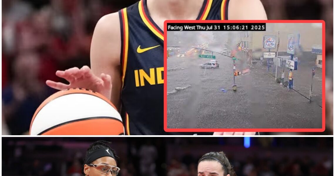 BREAKING: Caitlin Clark TRAPPED in NYC Floods – WNBA Star’s Game Now in Doubt!