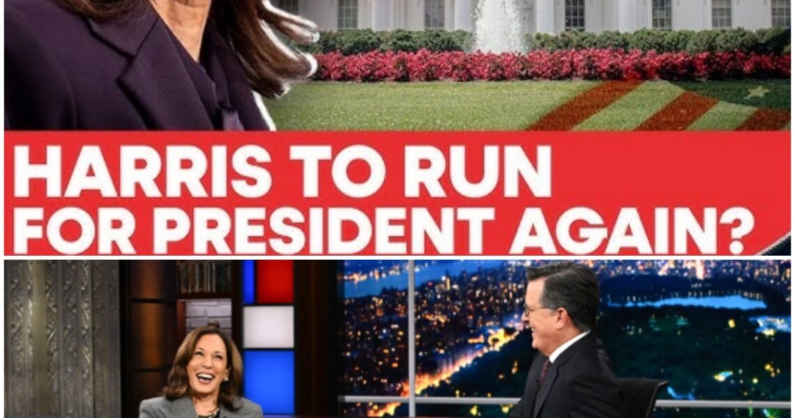 Breaking News: Former Vice President Kamala Harris Makes Unscheduled Appearance on The Late Show Amid 2028 Presidential Speculation