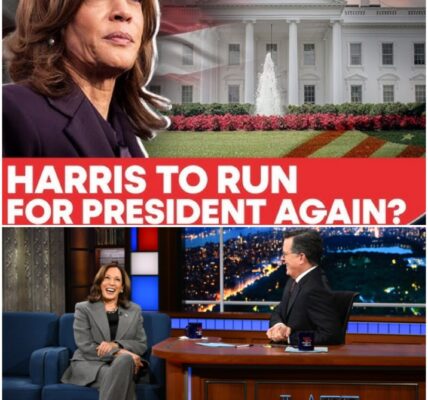 Breaking News: Former Vice President Kamala Harris Makes Unscheduled Appearance on The Late Show Amid 2028 Presidential Speculation