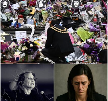CAITLIN CLARK MAKES SURPRISE APPEARANCE AT OZZY OSBOURNE’S FINAL MEMORIAL