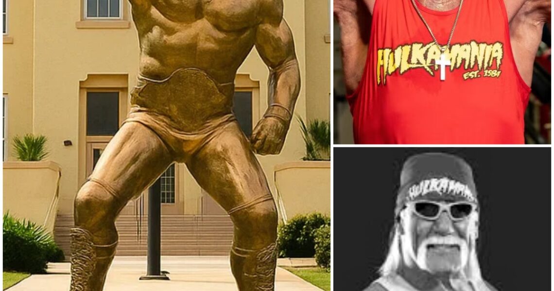 "Hulk Hogan, one of the greatest icons in American wrestling history, passed away at the age of 71 on July 24th at his home in Clearwater, Florida. In honor of his legacy, WWE’s CEO has decided to place a statue of him right at the entrance, ensuring that his monumental contribution to the sport will never be forgotten."