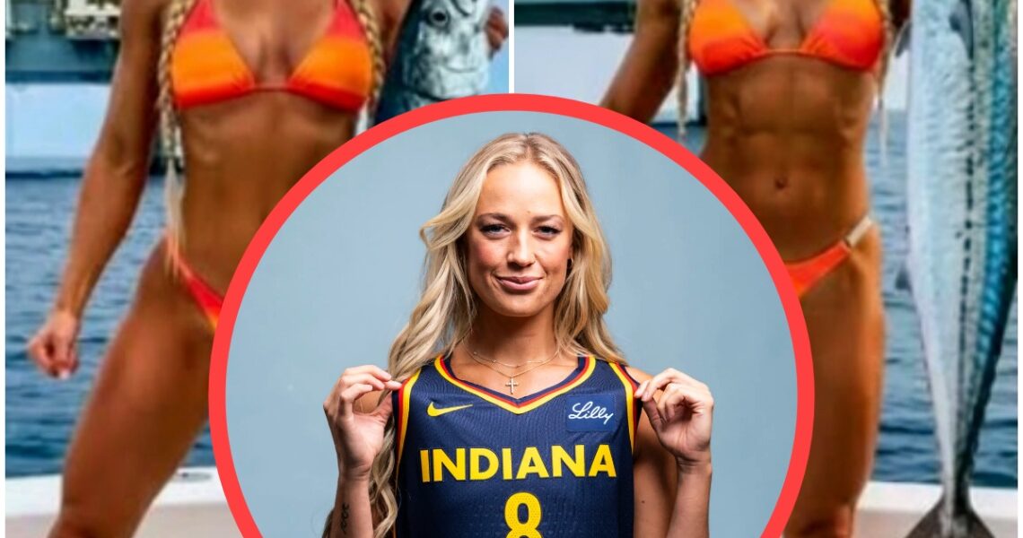 HOT: Sophie Cunningham Goes Viral in Tiny Orange Bikini Holding Giant Barracuda